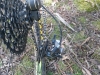 Snapped derailleur