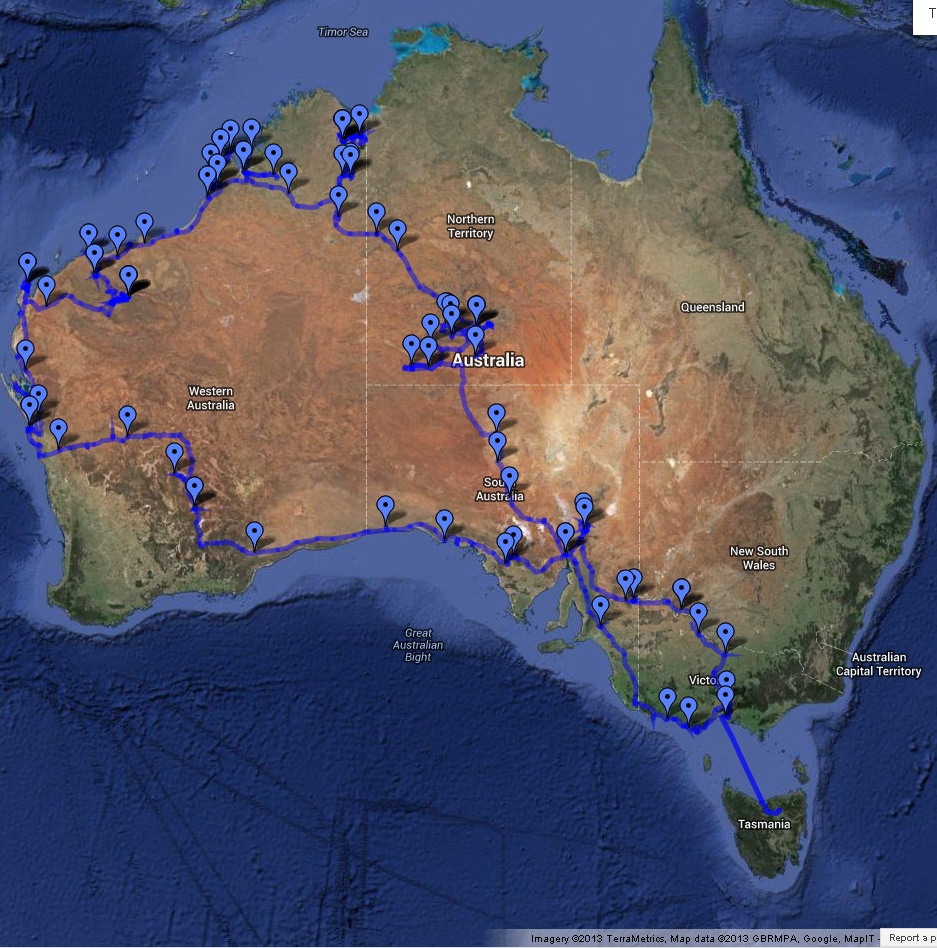 2013-SA-NT-WA Trip Plot